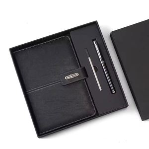 Trending 2025 Souvenir Corporate Company Gifts Business Leather Planner Custom logo A5 <b>Notebook</b> <b>Set</b> Diary with Pen Gift Box <b>Set</b> - Product Image 6