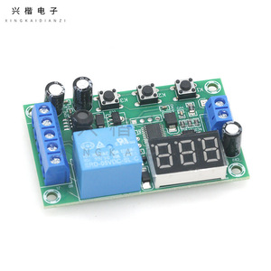 โมดูลตรวจจับกระแสไฟฟ้ากระแสตรง Xingkai Electronics พร้อมรีเลย์ จอแสดงผลดิจิตอล ตัวควบคุมสัญญาณเตือนกระแสเกิน 12V ระบบป้องกันวงจร - Product Image 1