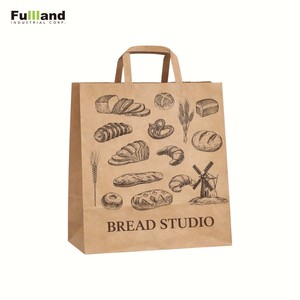 Wholesale Kraft Paper Snack Packaging <b>Bag</b> Hot selling Brown Kraft Paper Takeaway <b>Bag</b> - Product Image 6