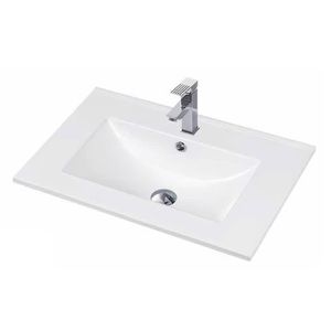 Lavabo Rectangular de Cerámica Moderno TOPCENT HARDWARE con Construcción Duradera y Fácil Limpieza para Uso Doméstico - Product Image 3
