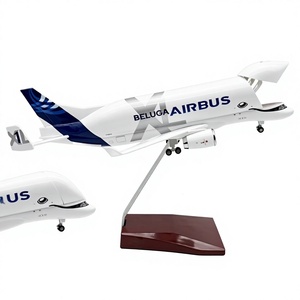 Modèle d'avion en résine personnalisé à l'échelle 1/180, 30 cm, A330-700L, grand avion <span class=keywords><strong>de</strong></span> transport, simulation, ornements, emballage en boîte couleur - Product Image 2