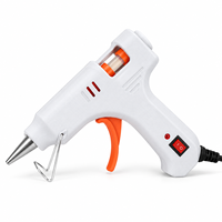 Mini pistolet à colle chaude électrique - Qualité industrielle, température réglable, alimenté par batterie, pour le bricolage