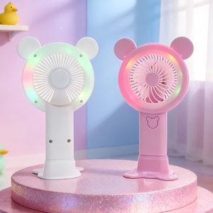 พัดลมพกพา LingPan พร้อมไฟ LED แบตเตอรี่แบบชาร์จได้ พัดลมตั้งโต๊ะแบบมือถือ สำหรับใช้งานกลางแจ้ง - Product Image 4