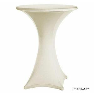 Copertura per tavolo alto elasticizzata con zip Ø 70 cm per SKY, Nera - Product Image 1