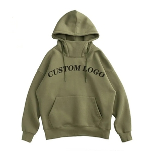 Biểu Tượng Tùy Chỉnh In Màu Rắn Người Đàn Ông Của Rùa Cổ Áo Lỏng Lẻo Vài Giản Dị Lông Cừu Bông Trống Unisex Quá Khổ Áo Thun Hoodies - Product Image 1