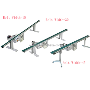 34 khung nhôm trung tâm ổ đĩa Trọng lượng nhẹ Mini hẹp phẳng băng tải PVC - Product Image 5