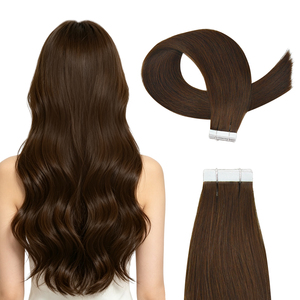 Extensions de cheveux humains à bandes adhésives sans couture, épaisses, pointes pleines, aspect naturel, cheveux Remy pour salon professionnel et fournitures de beauté - Product Image 1