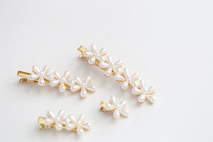 Horquilla <span class=keywords><strong>de</strong></span> flor <span class=keywords><strong>de</strong></span> moda para niña y mujer, clip para el pelo <span class=keywords><strong>de</strong></span> pico <span class=keywords><strong>de</strong></span> pato, clip para niña, estilo Margarita - Product Image 3