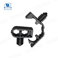 Nouveaux clips de fixation automobiles en plastique PA6 personnalisés OEM, attaches de rechange pour véhicules, marque DE RONG, garantie 1 an