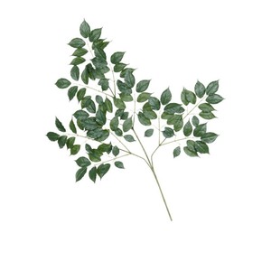 Plantes vertes artificielles Dream Castle, bouquet de feuilles de bonheur à 3 branches, fleurs en soie, décoration de mariage et de maison, 30cm-100cm - Product Image 5