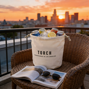 Sac cadeau en coton à fond rond pour vin, emballage personnalisé avec logo imprimé, sac à cordon en mousseline de coton anti-poussière - Product Image 5