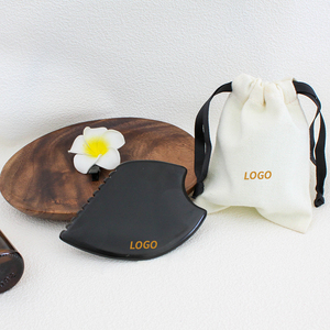 Outil de lifting facial, planche de grattage en pierre Gua Sha et outils de relaxation, outil de thérapie holistique Wildling Guasha pour le lifting facial - Product Image 1