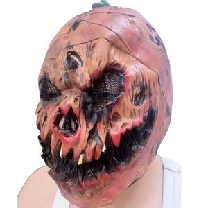 Máscara de Calabaza Terrorífica para Disfraz de Carnaval 2024, Máscaras de Silicona para Halloween, Decoración para Fiestas - Product Image 4