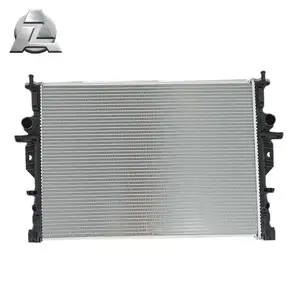 Grosir radiator pendingin air logam campuran alumunium logam kustom dan kipas radiator untuk mesin truk