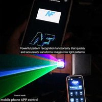 Projecteur laser LED Wifi Marslite 3W 5W, application Android et IOS, animation, fonctionne sur batterie, projecteur laser cube 3D sans fil