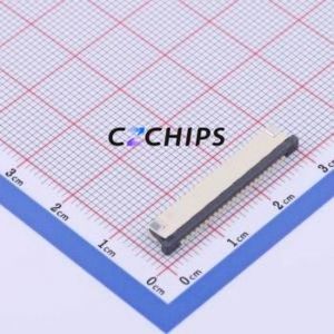 FPC-1.0AX-22PWBH25 FFC/FPC Connector SMD,P=1mm Connector Drawer Type Bottom Contact 22P 1mm - Product Image 1