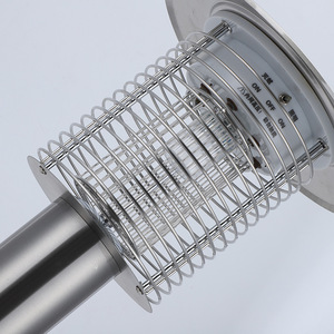 Tueur de moustiques solaire à tube 60x26mm en acier inoxydable, lumière anti-parasites extérieure - Product Image 1