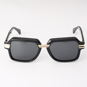 Nuevas gafas de sol rectangulares de acetato SA0502, montura completa, protección UV400, para adultos, se acepta OEM. - Product Image 3