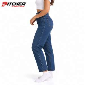 Jeans en denim pour femme style boyfriend, effet usé, pour marques de mode, fabrication sous marque privée, faible MOQ - Product Image 2