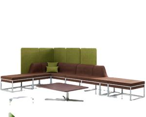 Divano Moderno per Ufficio, Sala d'Attesa, Reception, Hotel e <span class=keywords><strong>Lounge</strong></span> - Product Image 1
