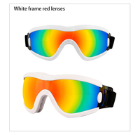 Lunettes de soleil pour chiens de petite race - Lunettes de protection UV réglables avec verres anti-buée pour le cyclisme et les activités de plein air