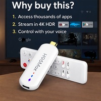 H96 Max M20 TV Stick Android14 Amlogic S905L3 Quad Core 2 Go 16 Go de stockage Lecteur vidéo Dongle TV 4K HD Cinéma à domicile