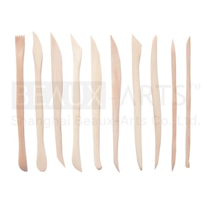 Outil de mise en forme de bobo, <span class=keywords><strong>poterie</strong></span>, modélisation en bois, <span class=keywords><strong>poterie</strong></span>, <span class=keywords><strong>Kit</strong></span> d'outils de Sculpture, 10 pièces - Product Image 3