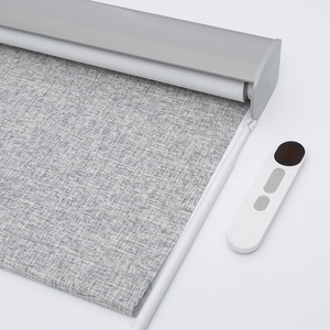 Cuộc sống thông minh Alexa nhà ở cuốn rèm cửa sổ bóng râm màu đen/trắng/màu be Con lăn Rèm cho Windows Cortina rolo motorizada - Product Image 4