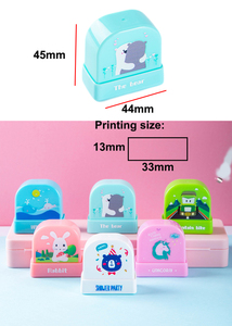 <span class=keywords><strong>Tissu</strong></span> de dessin animé automatique Timbres nominatifs personnalisés Tampons jouets en plastique personnalisables <span class=keywords><strong>pour</strong></span> vêtements d'enfants à usage de bureau - Product Image 6