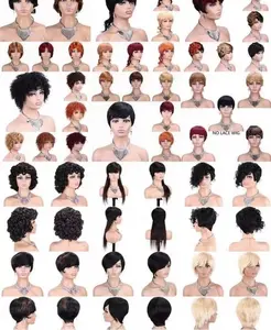 Amara hot selling glueless 613 pixie wigs glueless 613 pixie wigs glueless 613 pixie wigs wholesale factory supplier in stock