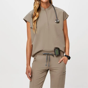 Salon Straight Style Kleine Menge Anti bakterielle Medical <span class=keywords><strong>Spa</strong></span> Beauty Nursing Peelings Uniform Sets - Product Image 3