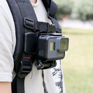 คลิปหนีบกระเป๋าเป้สำหรับกล้องแอคชั่น GoPro พร้อมอะแดปเตอร์พลาสติกแบบปลดเร็วสำหรับกล้องแอคชั่น - Product Image 1