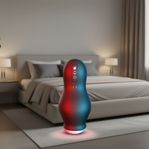 Masturbateur automatique vibrant Manshi pour hommes adultes, d'âge moyen et âgés, noir, 1,2 kg, KK-66 - Product Image 2