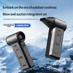 Hand Held Turbo Blower <b>Fan</b> for BBQ Wireless Barbecue <b>Portable</b> and <b>Wearable</b> USB Bladeless <b>Fan</b> with Battery for RV and Household - Product Image 3