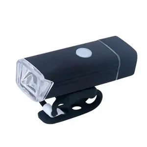 Lampe de vélo à LED Rechargeable par USB, ensemble de phares avant et arrière, lampe de poche de montagne, vélo, voyant d'avertissement de sécurité