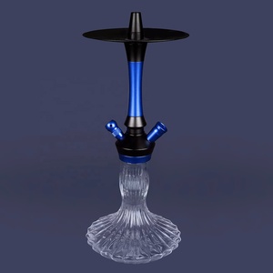 Vente en gros pas cher narguilé portable de taille moyenne en aluminium narguilé Shisha narguilé russe usine Yiwu - Product Image 1