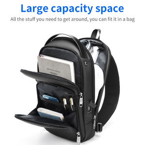 Nouveau <span class=keywords><strong>Sac</strong></span> à Bandoulière Décontracté de Haute Qualité avec Logo Imprimé, <span class=keywords><strong>Sac</strong></span> de Poitrine de Voyage Personnalisé pour Hommes - Product Image 2