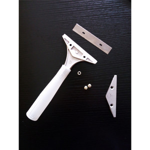 Couteau de nettoyage en acier inoxydable 205 mm pour murs et sols en verre, raclette multifonctionnelle durable - Product Image 3