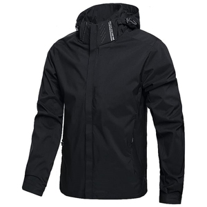 Chaqueta Impermeable Ligera para Hombre, Chaqueta de Lluvia con Capucha para Senderismo y Actividades al Aire Libre - Product Image 1