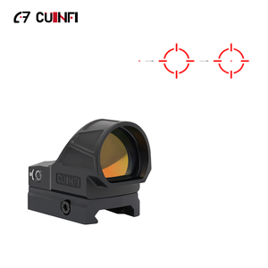 Cuinfi 1x26x22mm Viseur <span class=keywords><strong>point</strong></span> rouge à grande ouverture, lentille entièrement multicouche, étanche IPX7, autonomie de la batterie de 50000 heures, <span class=keywords><strong>point</strong></span> rouge ouvert - Product Image 1