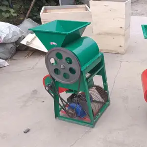 Small Peanut Shell Removing Sheller Groundnut Shelling Machine / Earthnut Decorticator Dehusking Machine