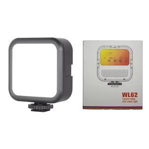 Wl62 Tricolor Lamp Led Video Live Square Soft Light Cold Light 7w 3000-5000k And Warm Fill Pocket Light On Camera