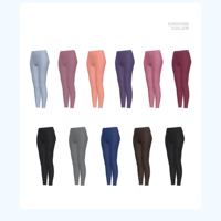 Leggings taille haute femme effet seconde peau extensible sans couture avant pour entraînement, gym, fitness, course à pied, vêtements de sport – Fabricant OEM ODM