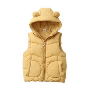 <span class=keywords><strong>Gilet</strong></span> Enfant en Polyester Épaissi et Adouci à <span class=keywords><strong>Capuche</strong></span> Couleur Bonbon, Tendance et Polyvalent, Nouvelle Collection Printemps-Automne 2026 - Product Image 5