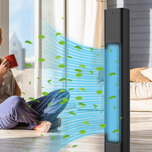 <span class=keywords><strong>พัดลม</strong></span>ตั้งพื้นไร้ใบพัดแบบดิจิตอลควบคุมด้วยรีโมท ความเร็วสูง เงียบ พร้อมมอเตอร์ AC และตัวตั้งเวลา - Product Image 4