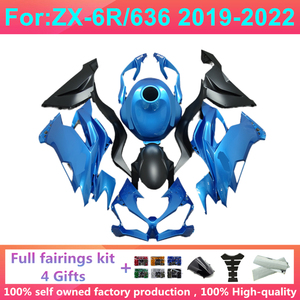 Nouveau kit de carénage de moto en plastique ABS compatible avec <span class=keywords><strong>KAWASAKI</strong></span> <span class=keywords><strong>Ninja</strong></span> ZX6R 636 ZX-6R <span class=keywords><strong>2019</strong></span> 2020 2021 2022 Carénages complets - Product Image 6