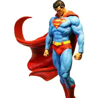 राल सुपरमैन गेराज किट प्रतिमा शीसे रेशा सुपर हीरो कार्टून कला मूर्तिकला