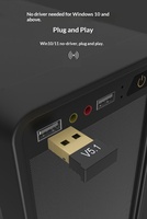 Clé USB sans fil métallique USB 5.0/5.1 pour appareils audio/vidéo, haut-parleurs TV, casques – Plug & Play, divertissement à domicile, marque OEM, moule privé