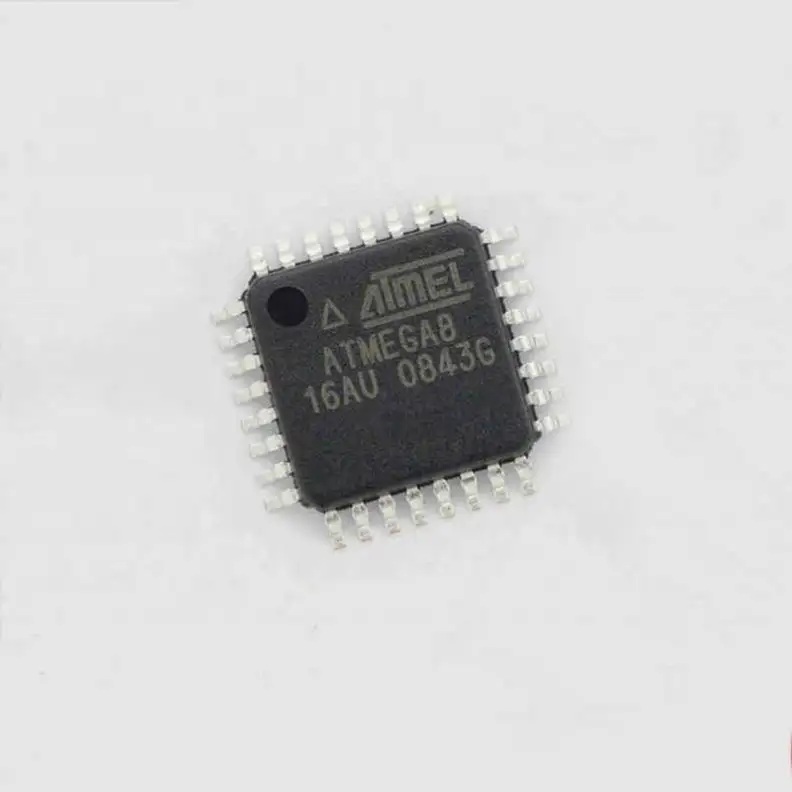 Electronic Components ATMEGA8-16AU Mcu 8-bit Avr 8kb Flash 5v 32-pin Tqfp Atmega8
