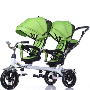 30 roues de 3 roues <span class=keywords><strong>pour</strong></span> enfants, poussette/<span class=keywords><strong>tricycle</strong></span> <span class=keywords><strong>double</strong></span> siège <span class=keywords><strong>pour</strong></span> <span class=keywords><strong>jumeaux</strong></span>, bicyclette <span class=keywords><strong>pour</strong></span> enfants - Product Image 5